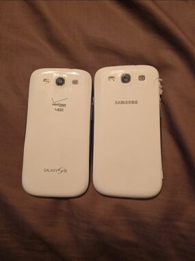 Samsung White Rear Back Covers for Galaxy S III (Pair)